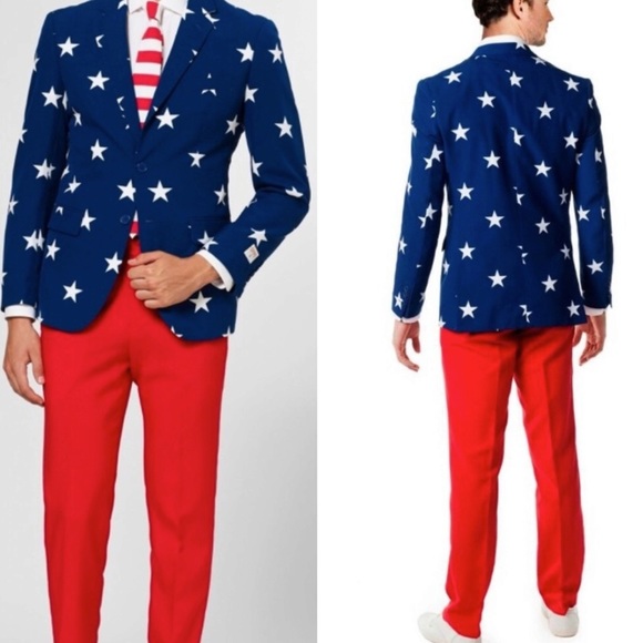 OppoSuits Other - Opposuits Stars and Stripes Suit Jacket and Pants
